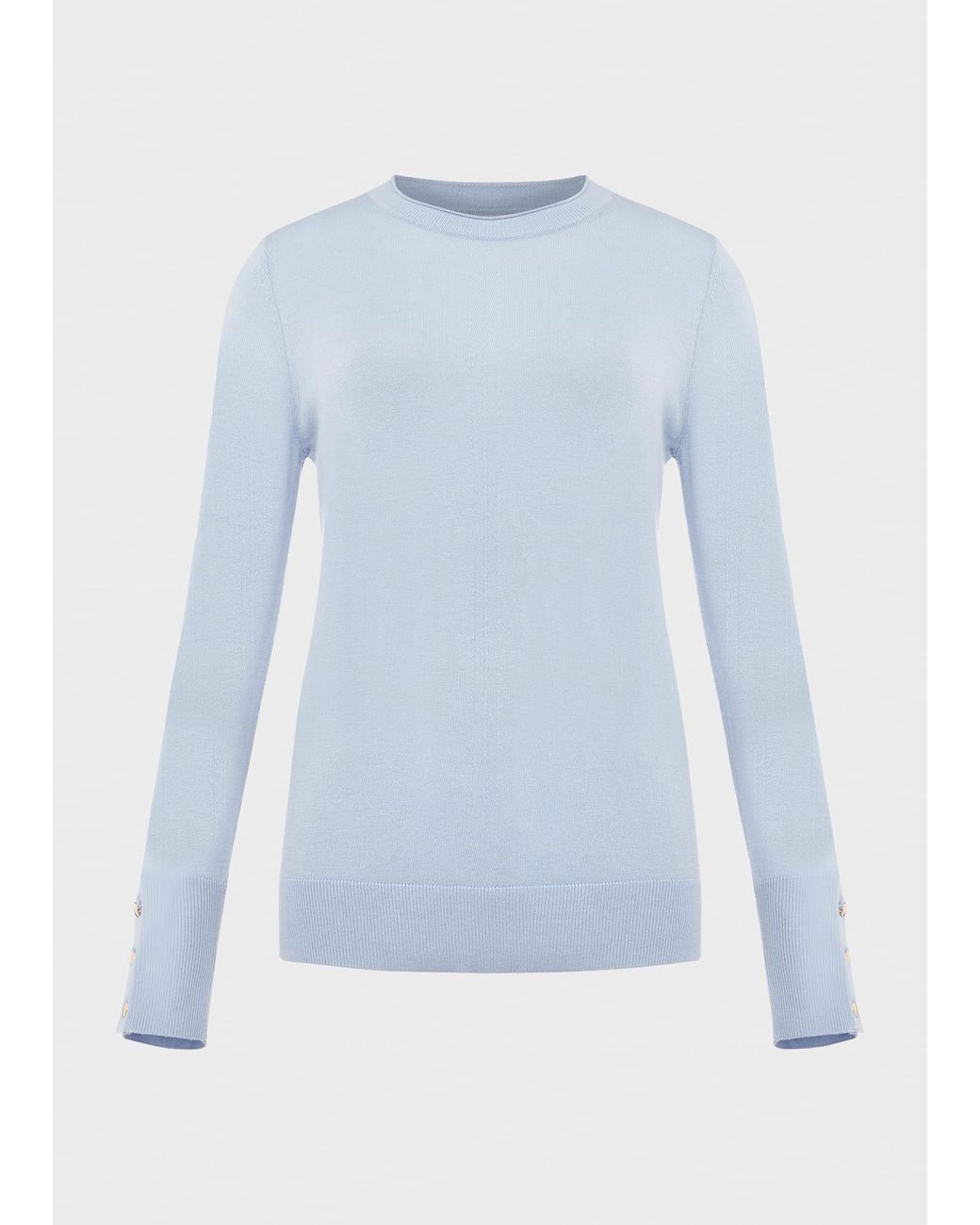 Hobbs White Morgan Jumper With Silk