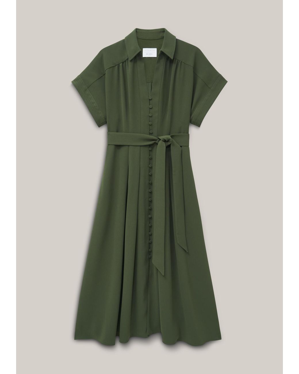 Hobbs Green Woodall Shirt Dress