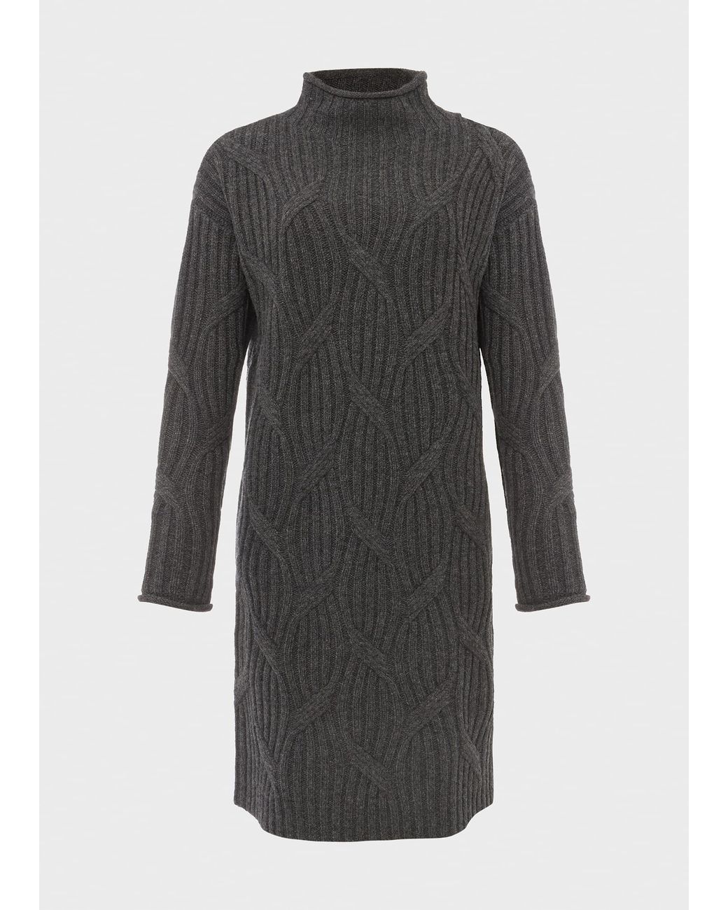 Hobbs Black Malikah Knitted Dress