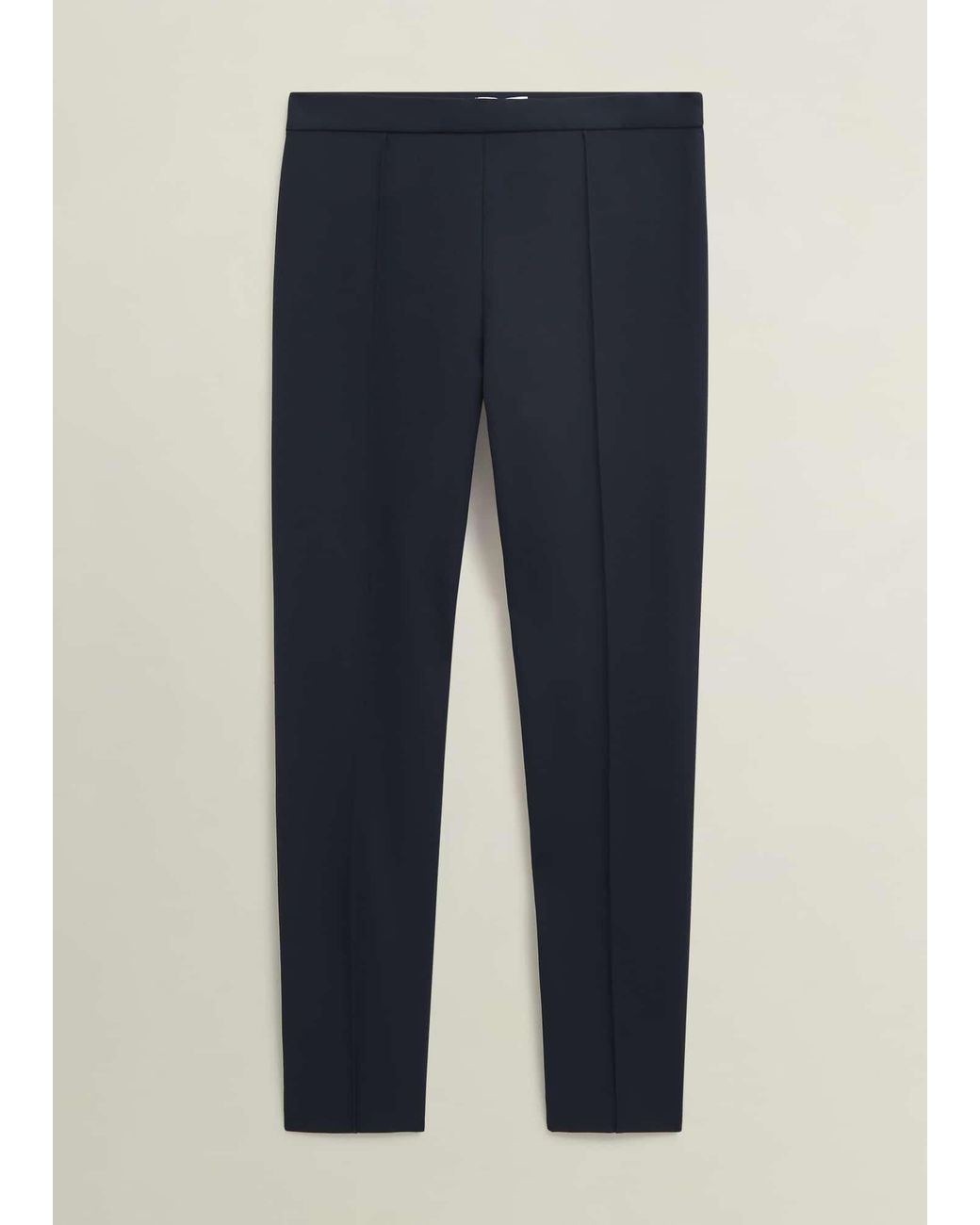 Hobbs Blue Lexi Slim Travel Trousers
