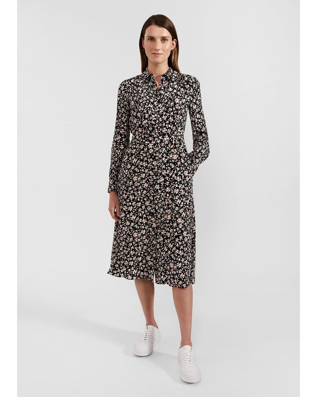 Hobbs White Morgen Dress