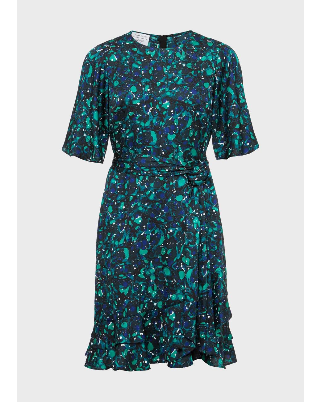 Hobbs Gray Adley Printed A Line Dress