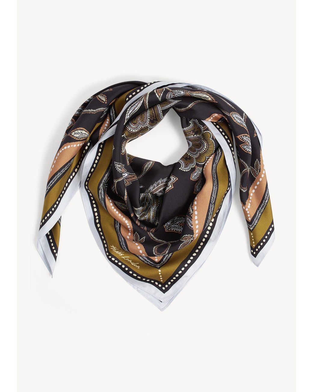 Hobbs Brown Stephanie Silk Scarf