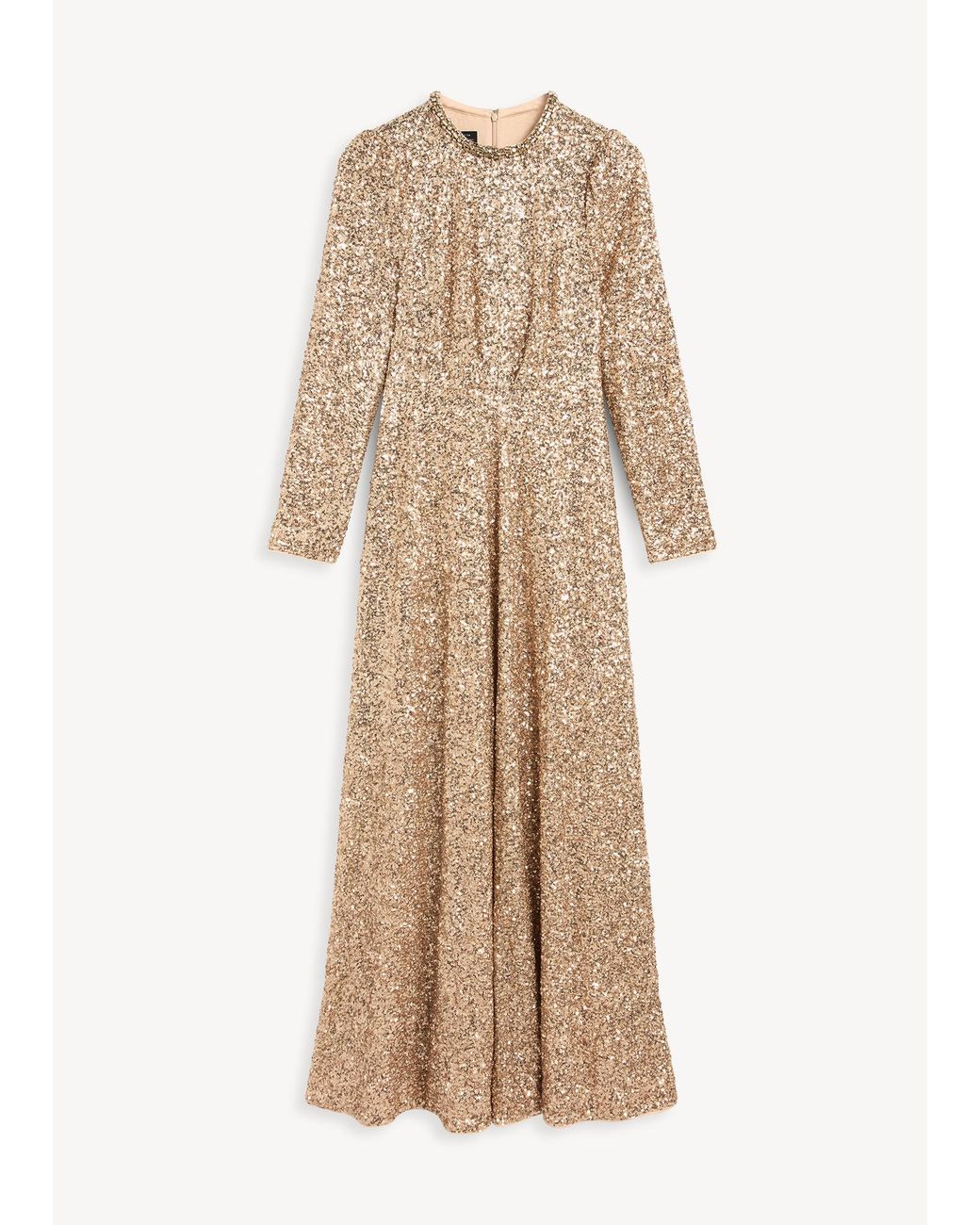 Hobbs Natural Farrah Sequin Maxi Dress