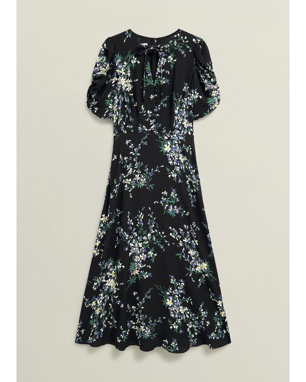 Hobbs White Blenheim Tea Dress