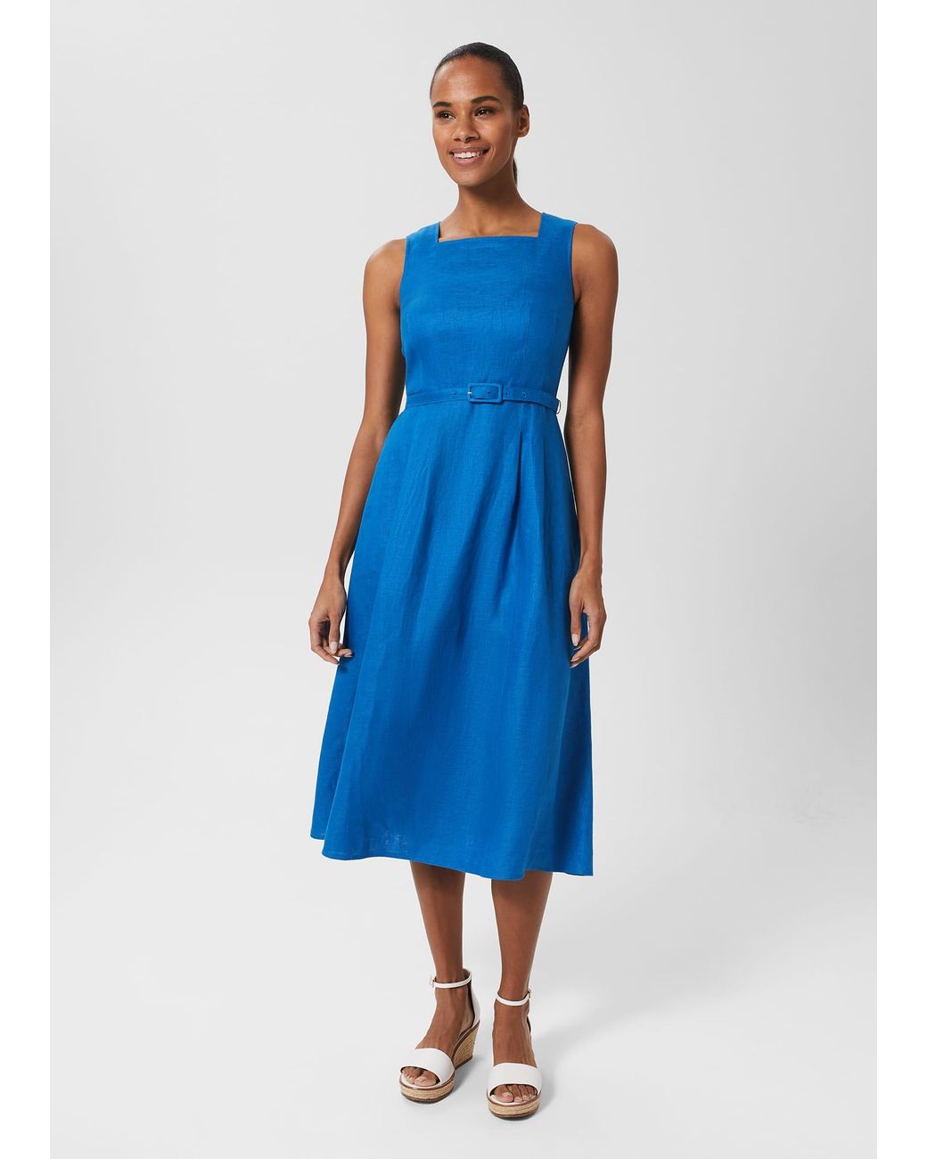 Hobbs Blue Jaida Dress