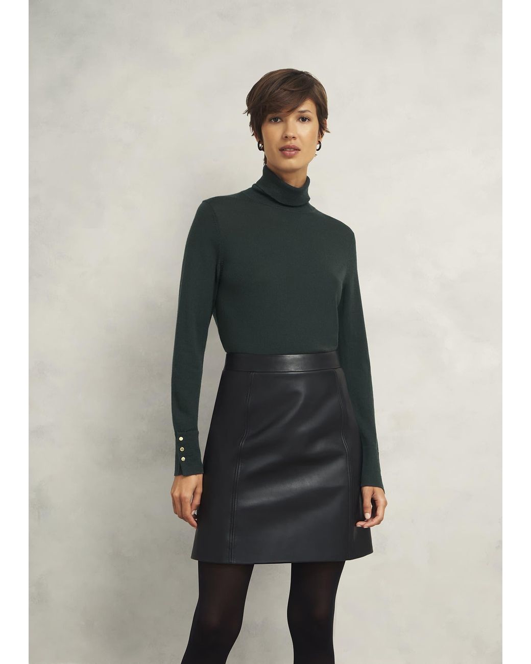 Hobbs Multicolor Lara Merino Wool Roll Neck Jumper