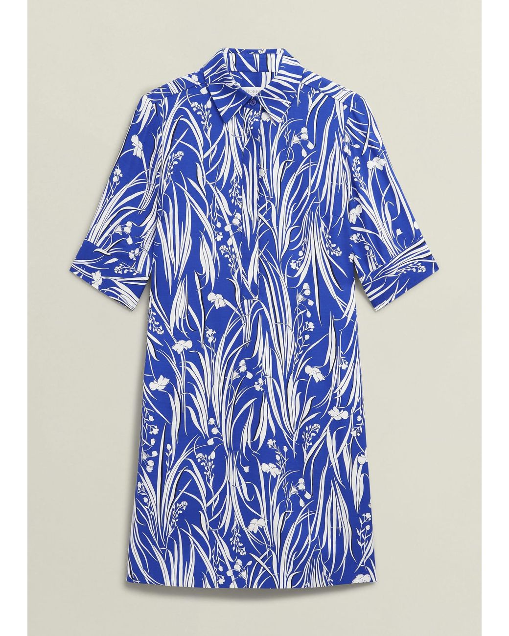 Hobbs Blue Marciella Tunic Dress