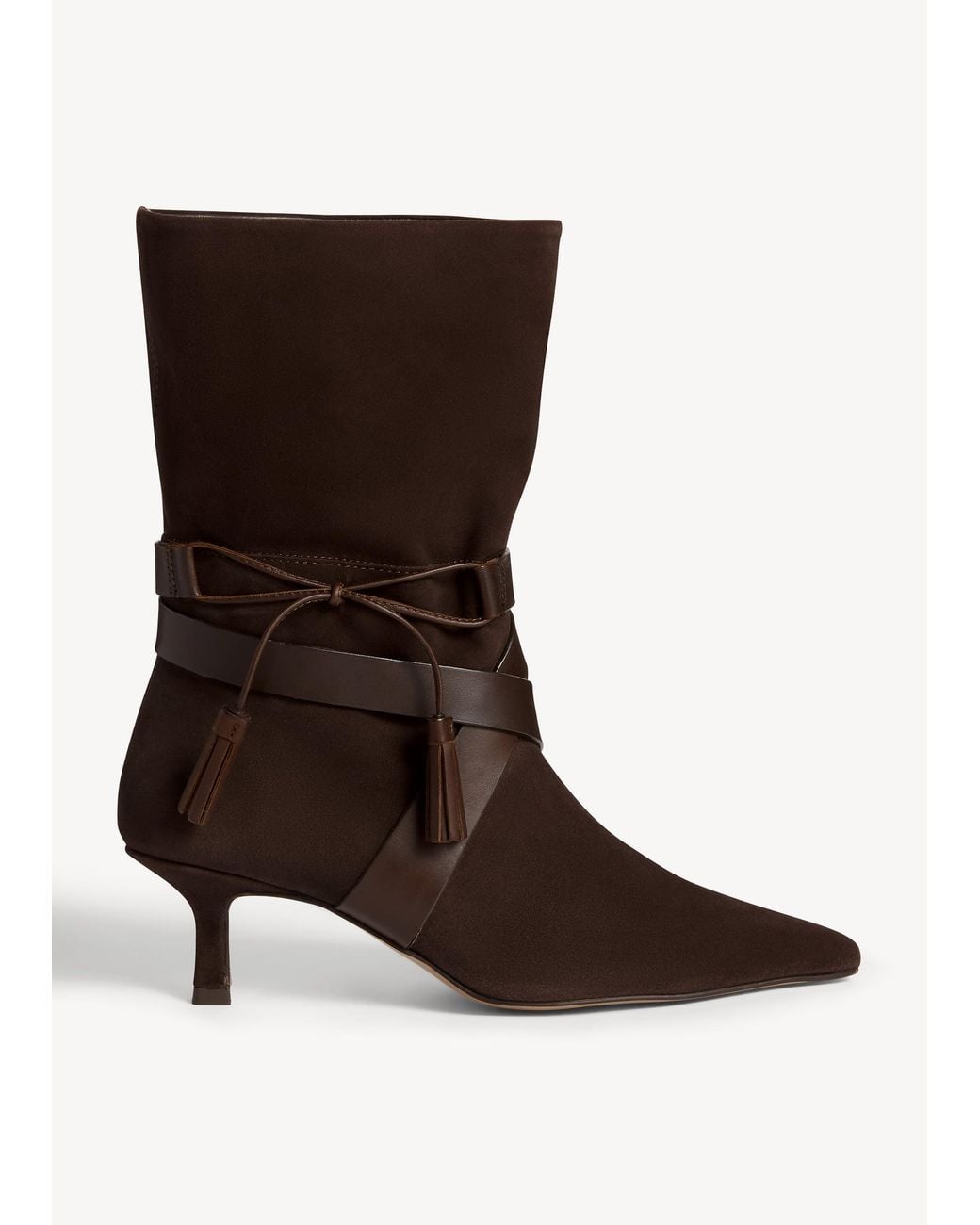 Hobbs Brown Courtney Suede Boots