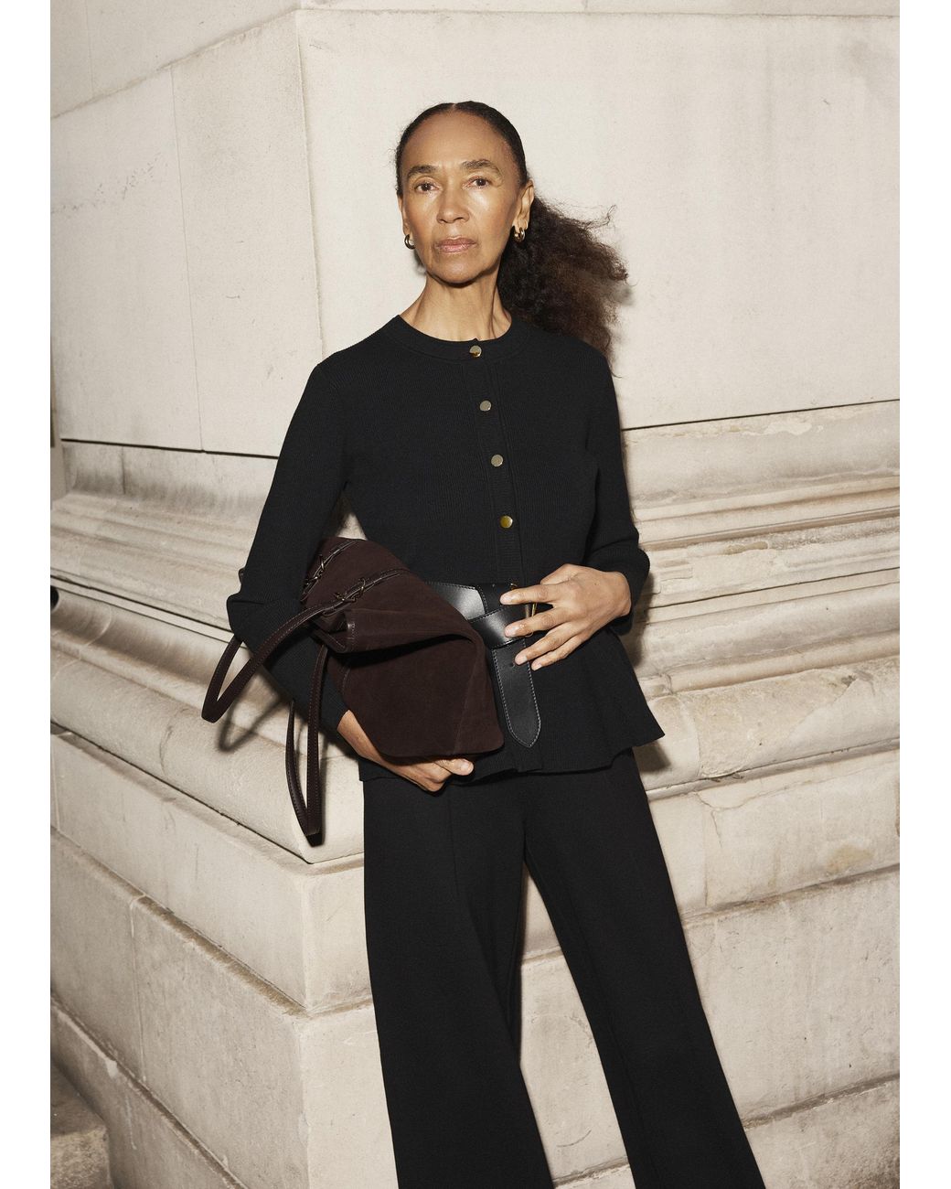 Hobbs Natural Bridget Peplum Knitted Jacket