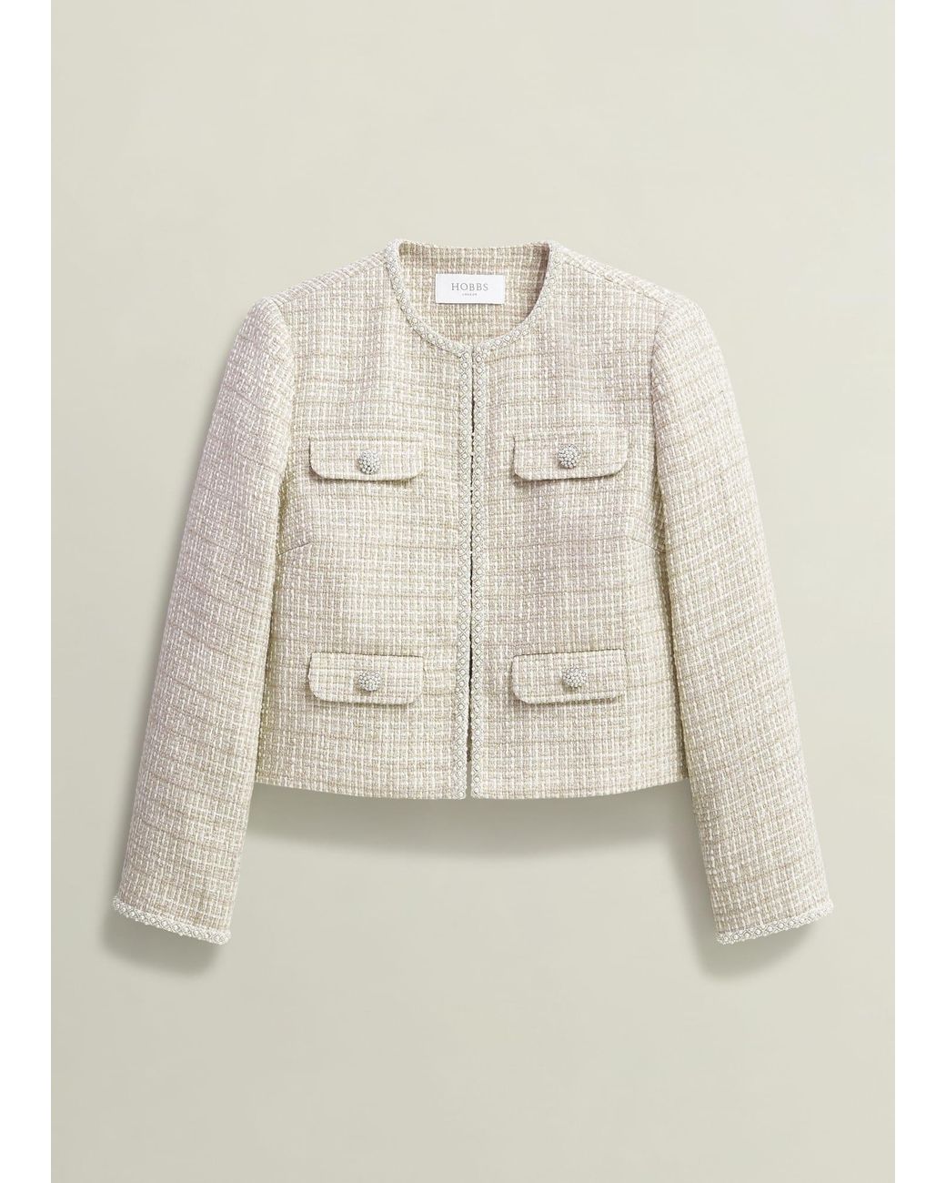 Hobbs Natural Oriana Tweed Jacket