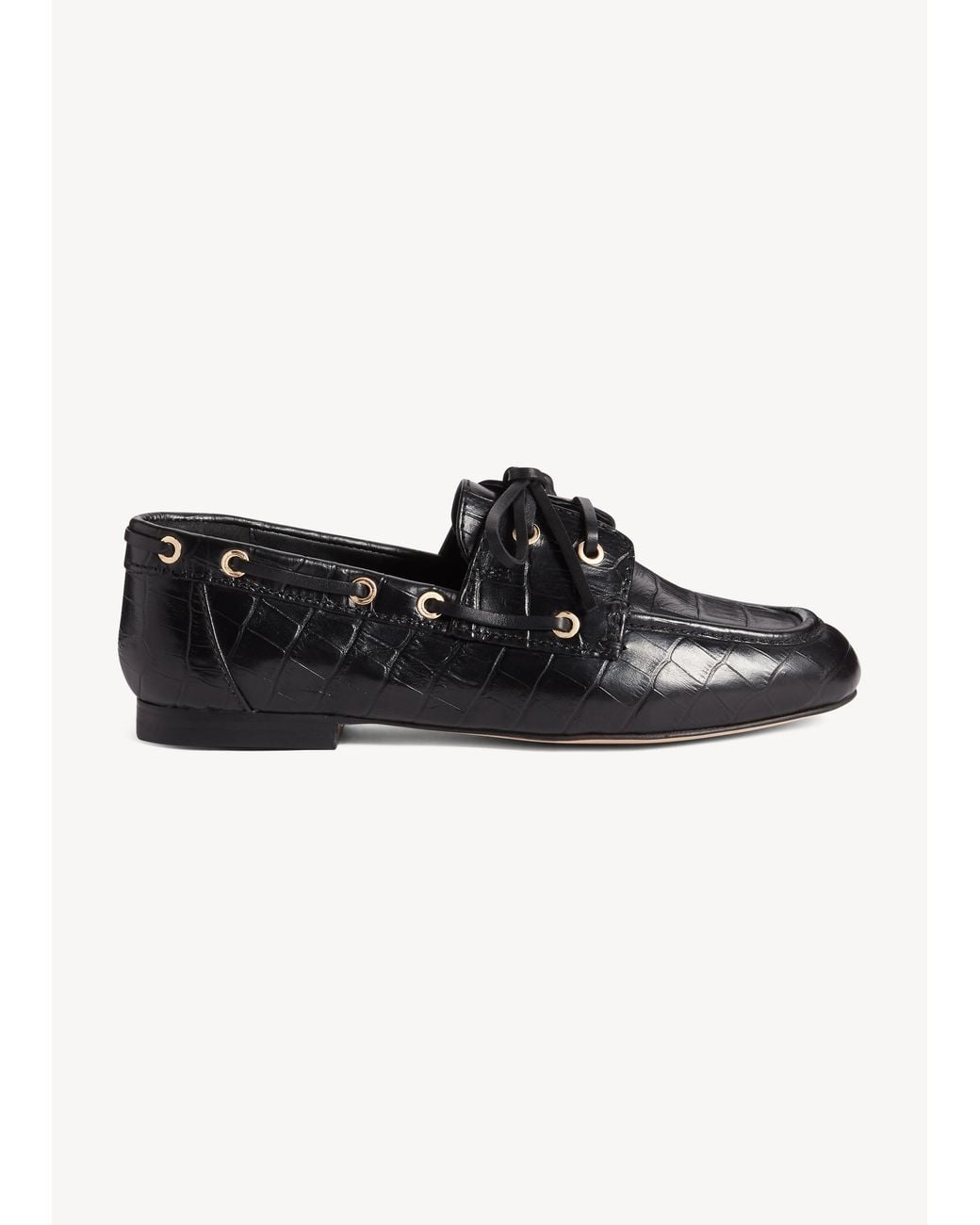Hobbs Black Yasmine Leather Loafers