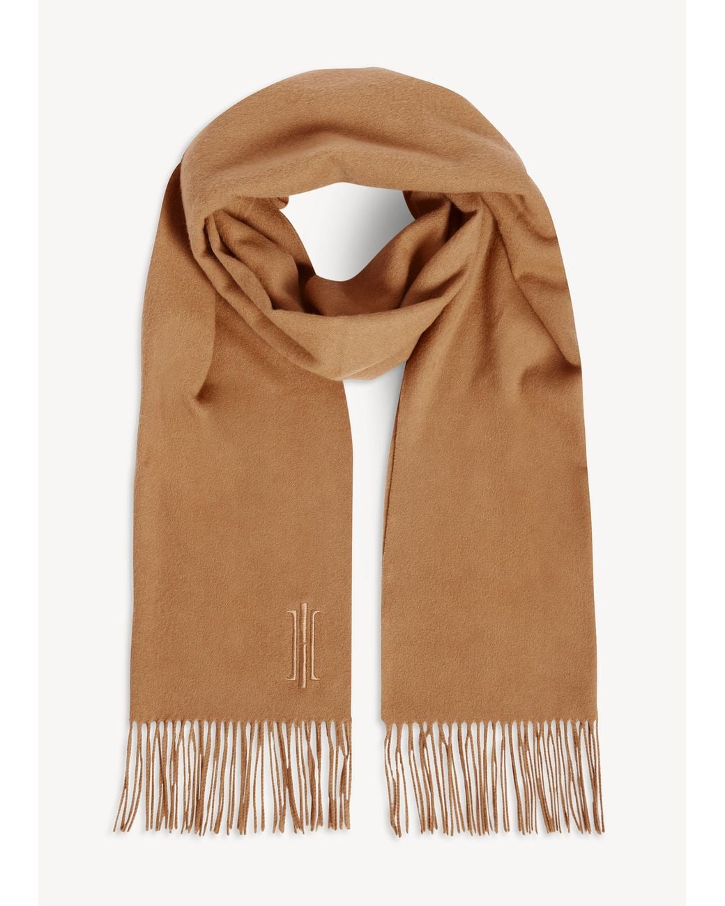 Hobbs Brown Emery Wool Scarf
