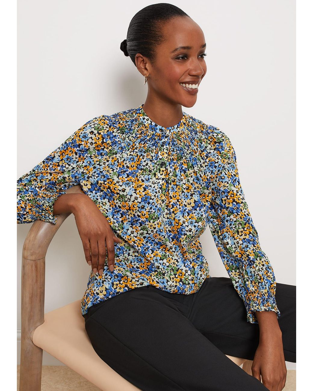 Hobbs Multicolor Fiennes Blouse