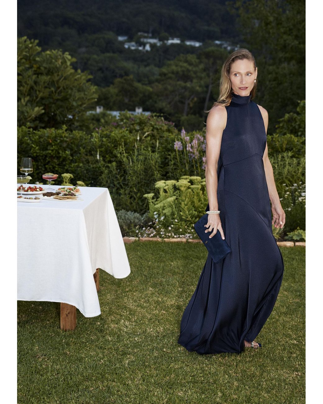 Hobbs Green Marilyn Textured Satin Dress