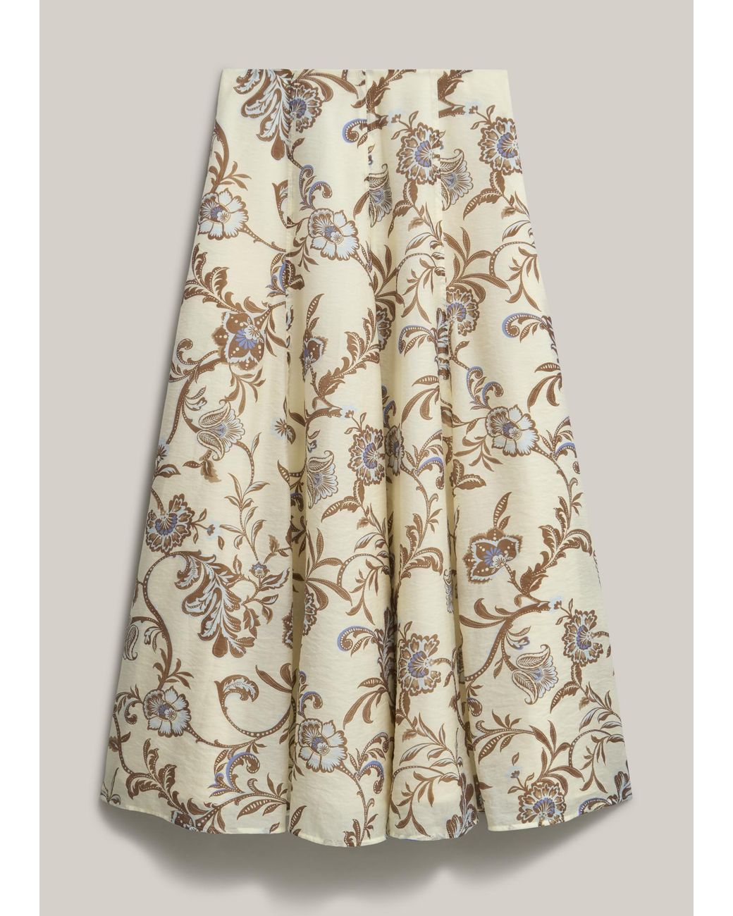 Hobbs Brown Gabriella Paisley Skirt