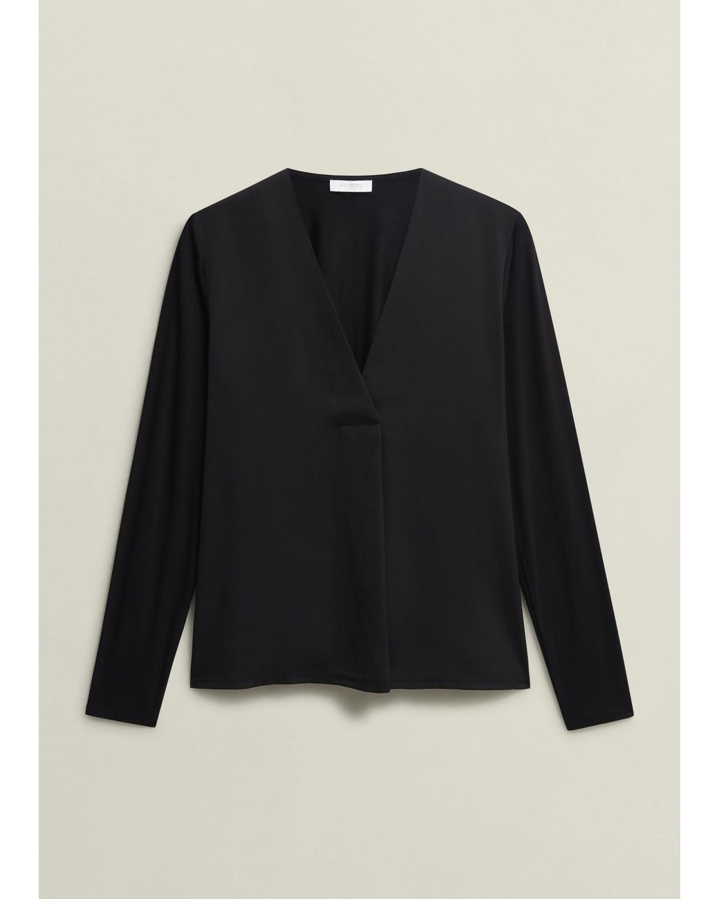 Hobbs Black Danika Blouse