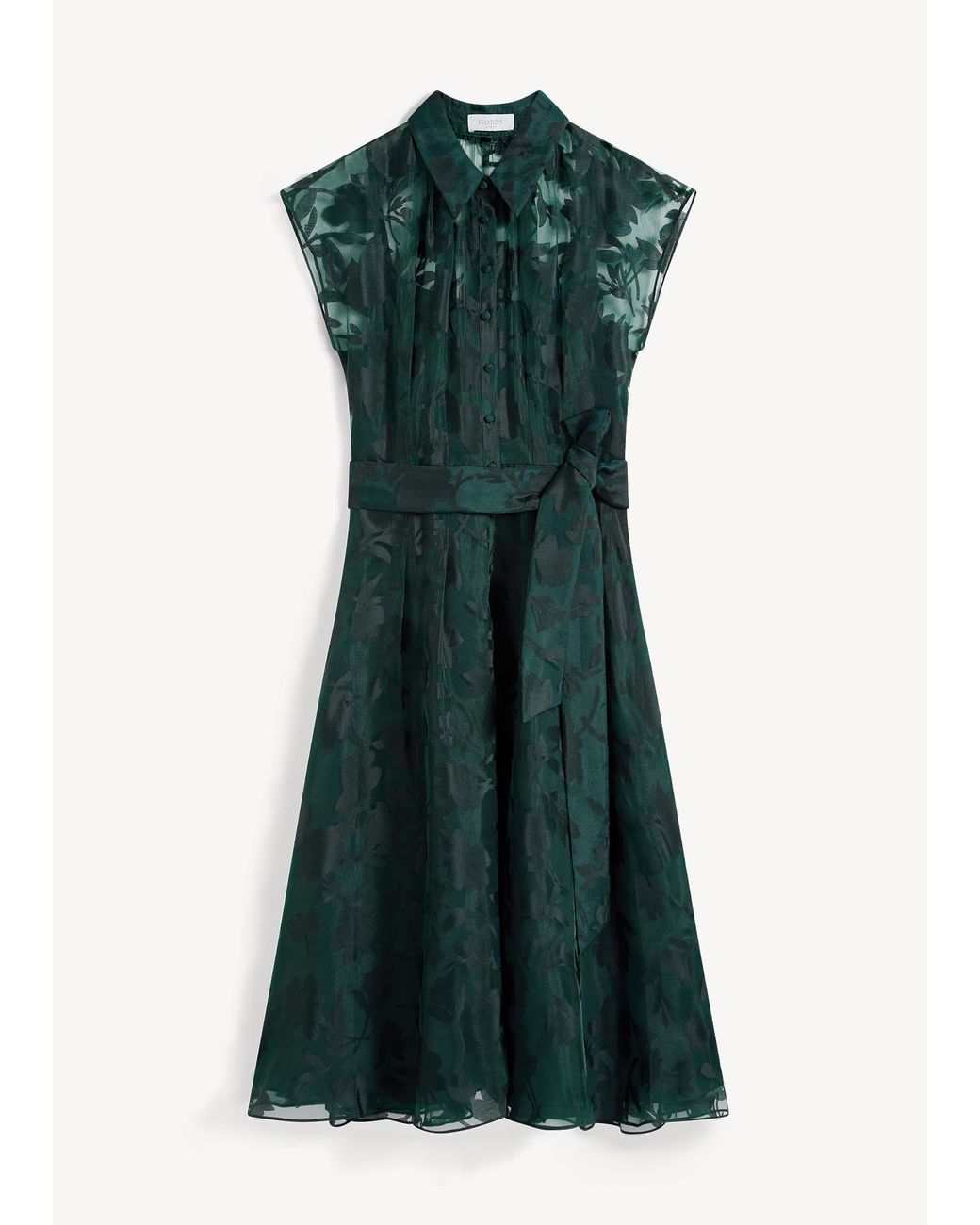 Hobbs White Tess Shirt Dress