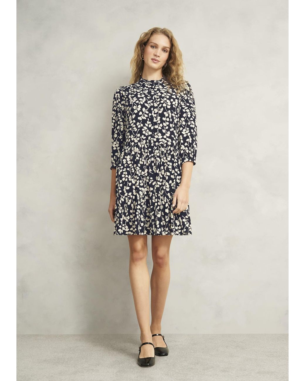 Hobbs White Lacey Dress