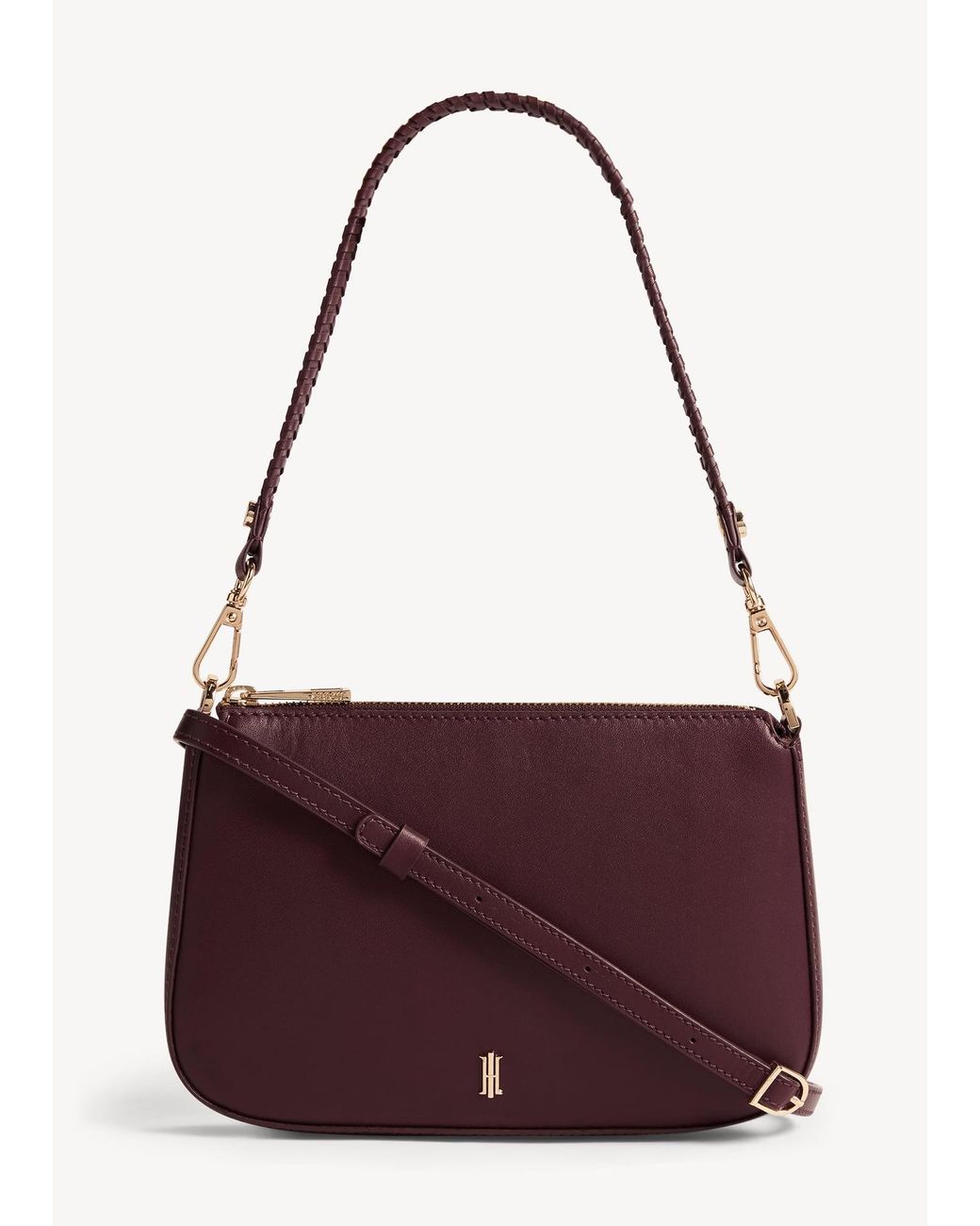 Hobbs Purple Briella Leather Crossbody Bag