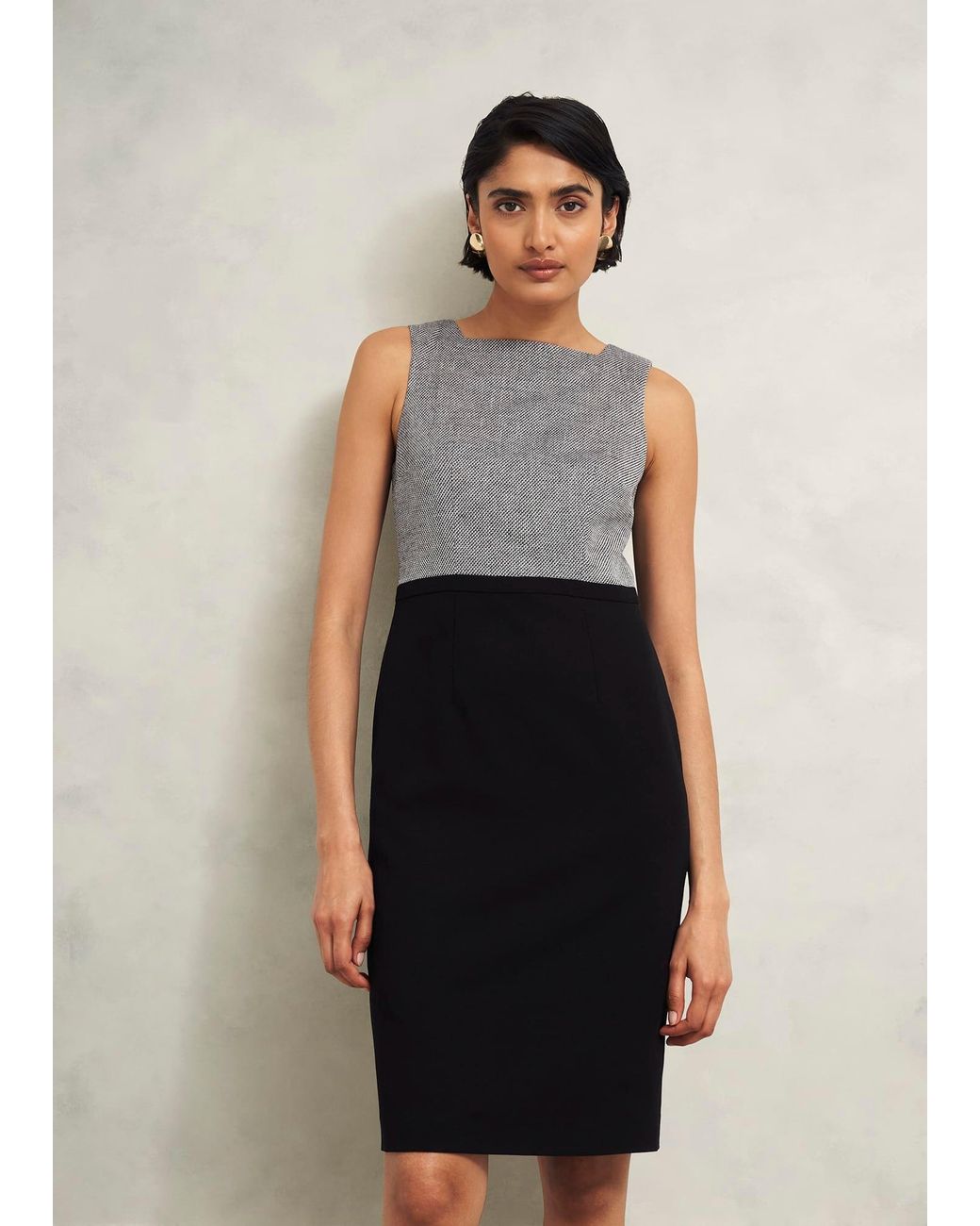 Hobbs White Nyra Dress