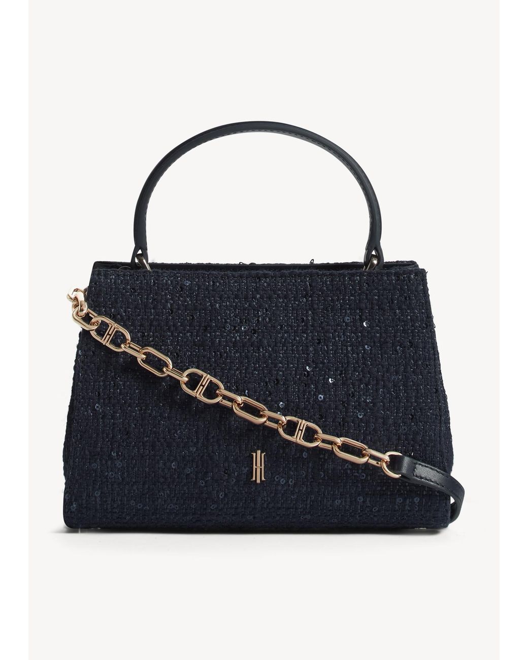 Hobbs Blue Ophelia Tweed Bag