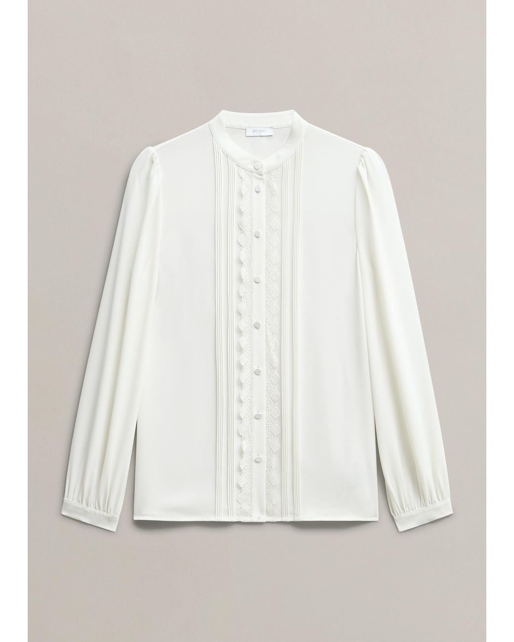 Hobbs White Dominica Blouse