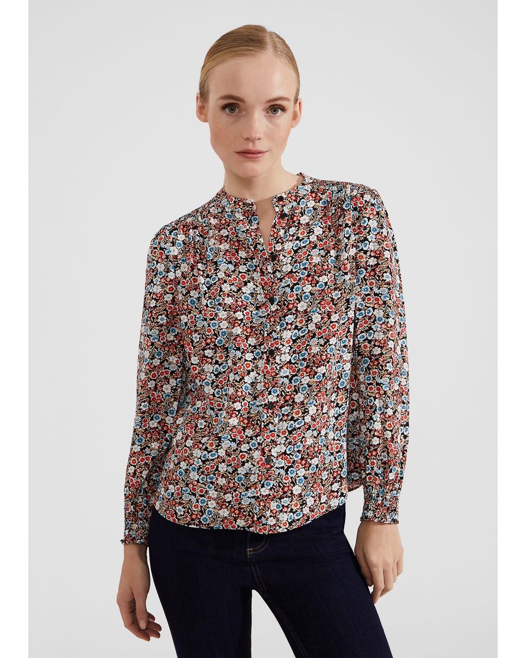 Hobbs Multicolor Brienna Blouse