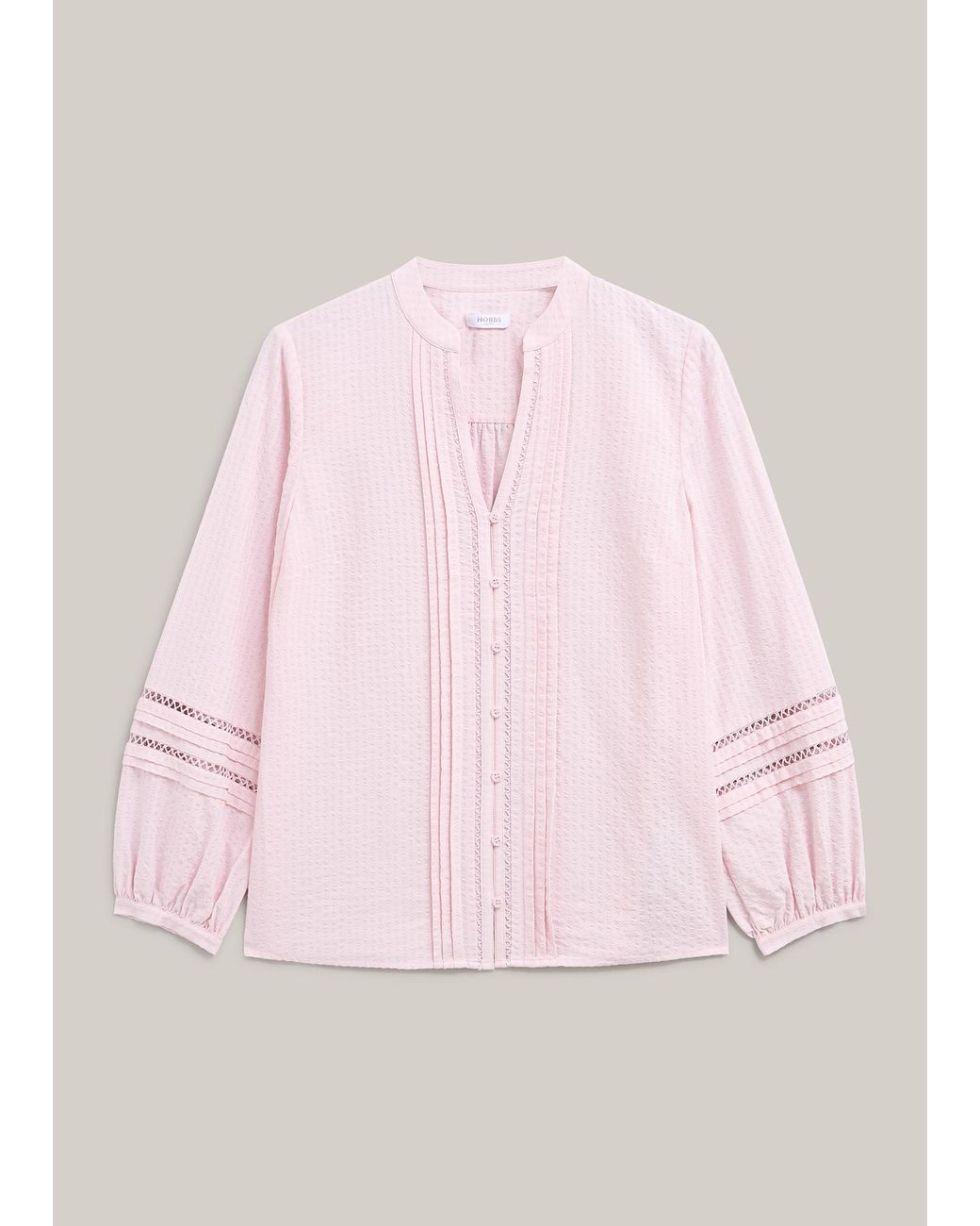 Hobbs Pink Lucilla Blouse