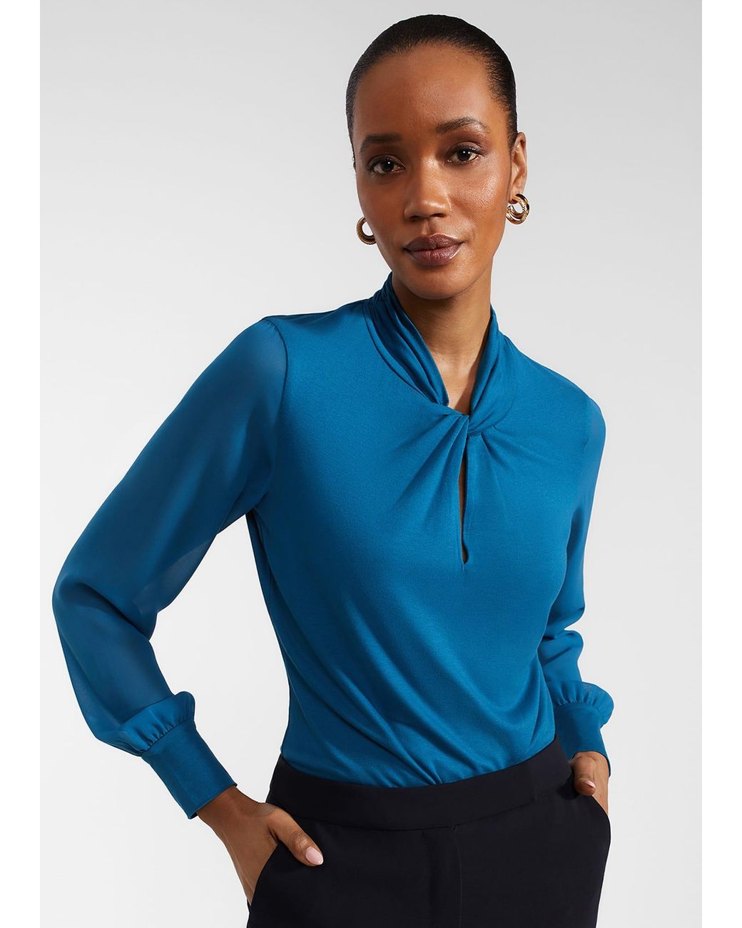 Hobbs Blue Ashley Top