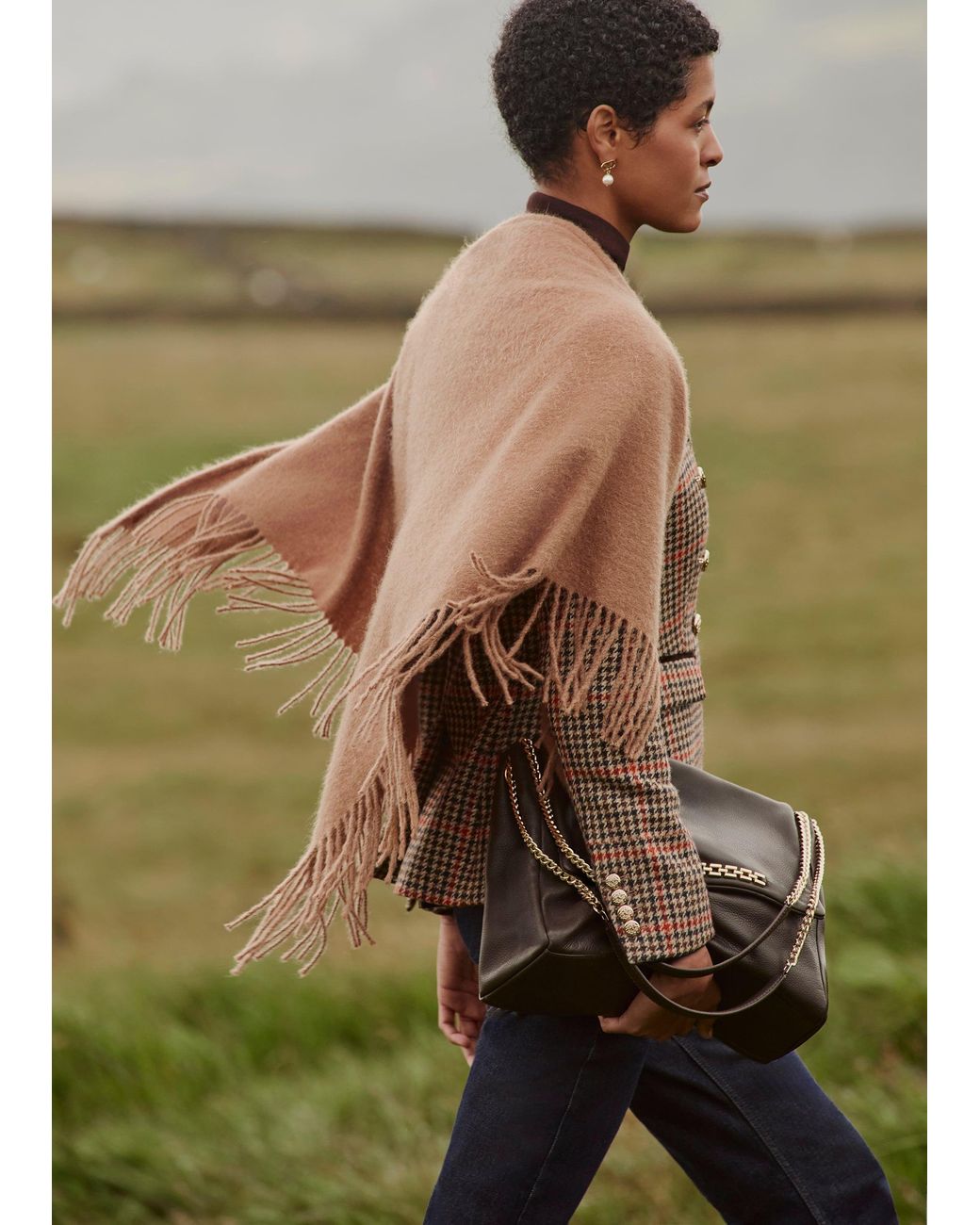 Hobbs Green Charley Triangle Wool Scarf