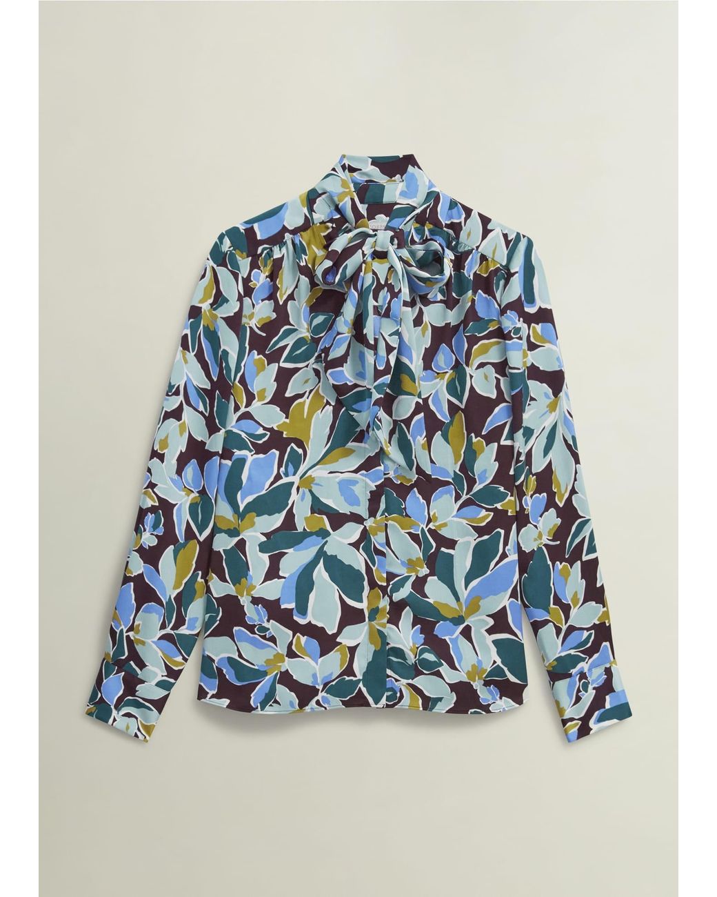 Hobbs Blue Alyssa Blouse