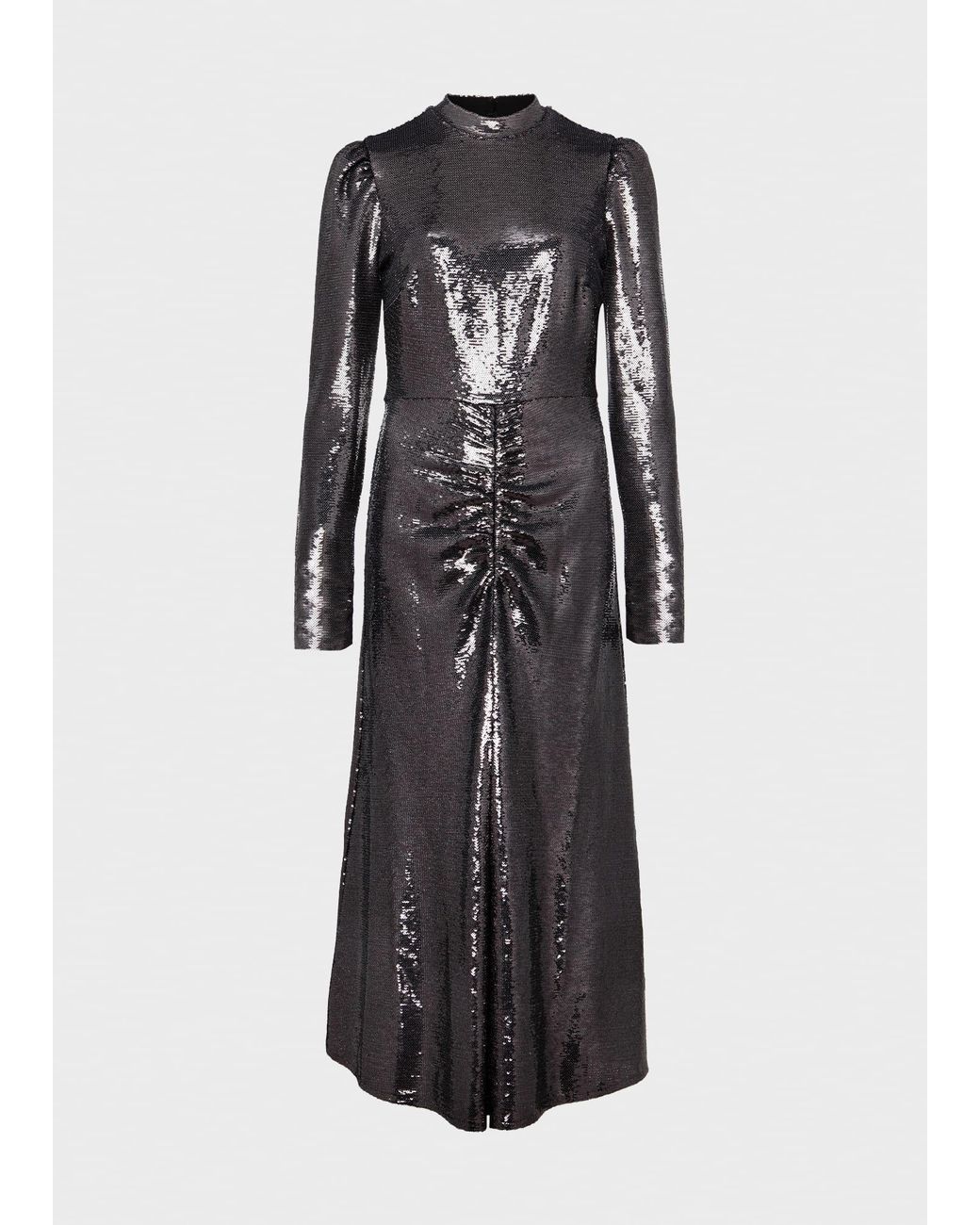 Hobbs White Loretta Sequin Dress