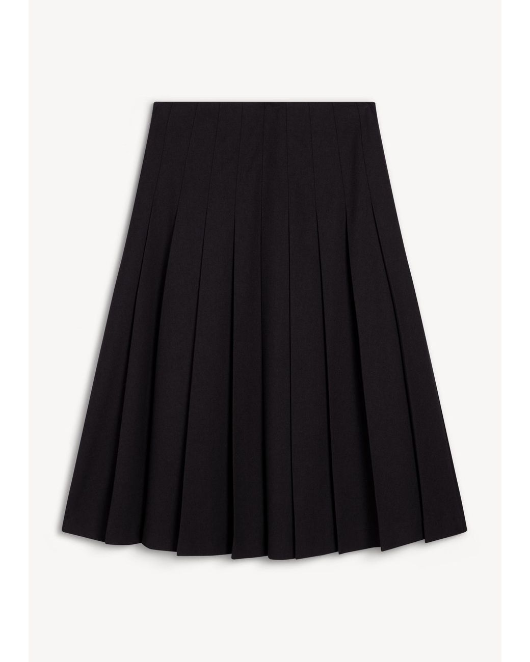 Hobbs Black Paige Pleated Skirt