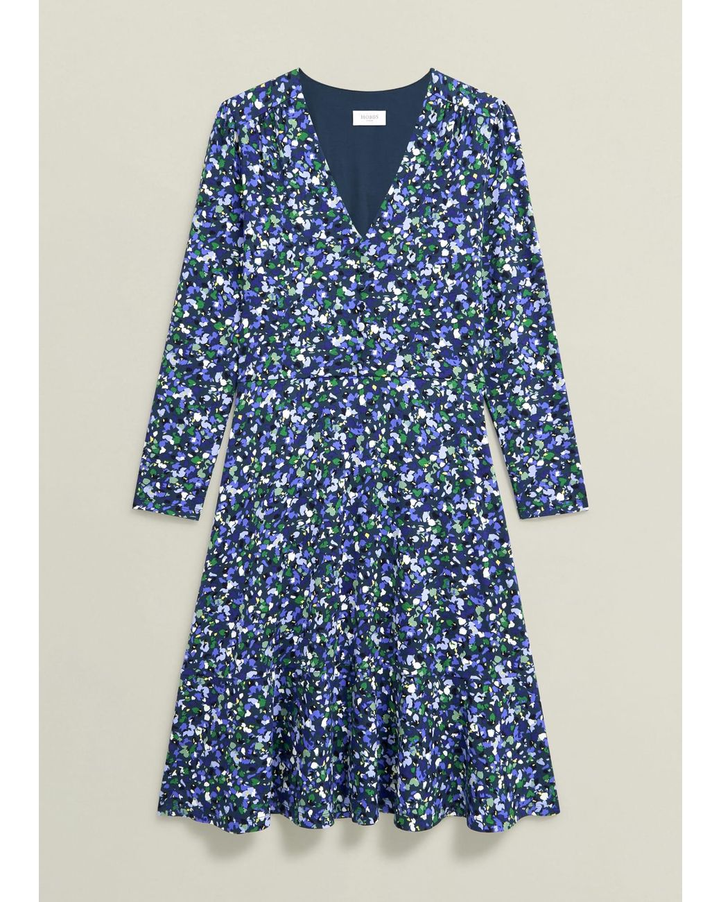 Hobbs Blue Petite Demi Jersey Dress