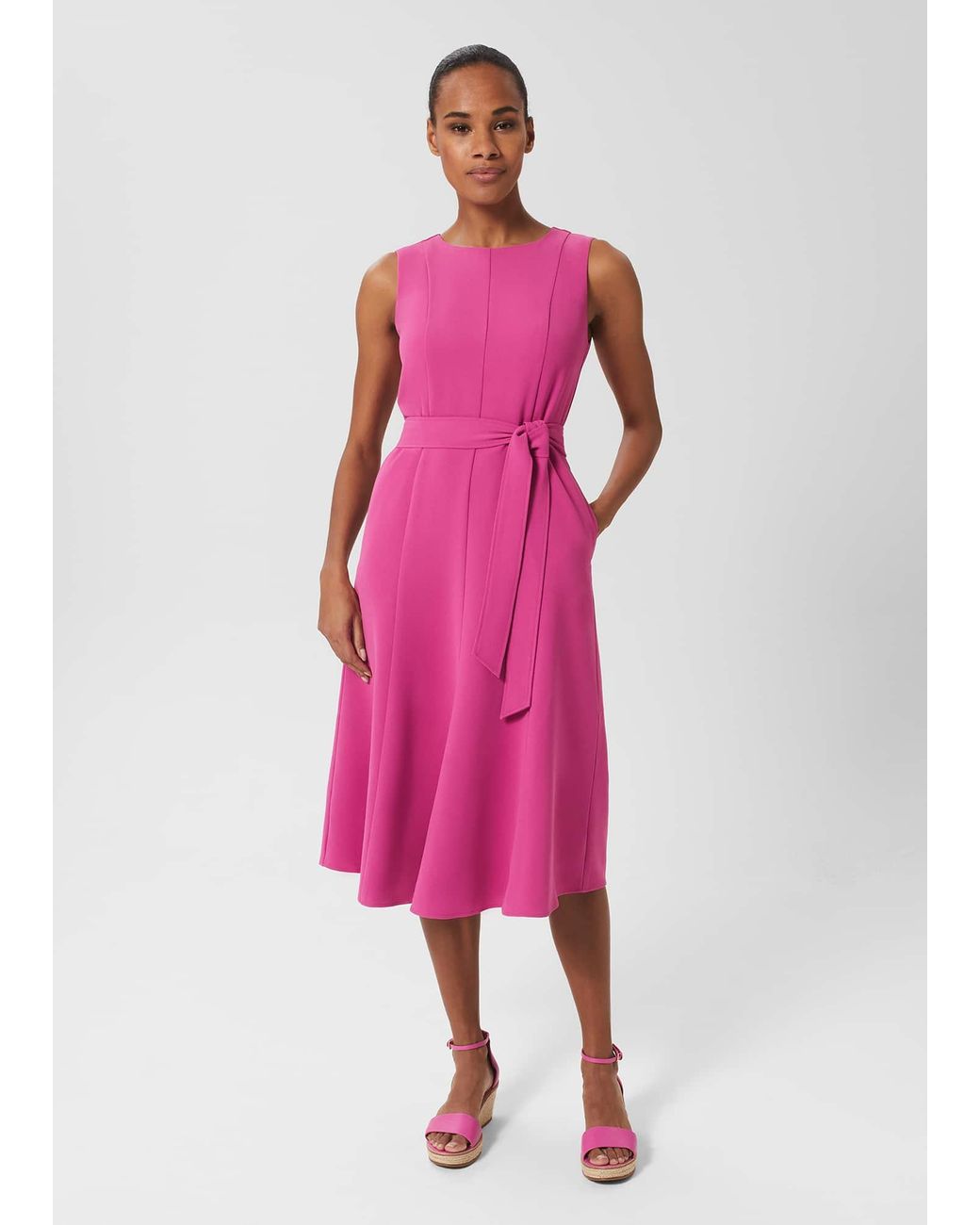 Hobbs Pink Rory Dress