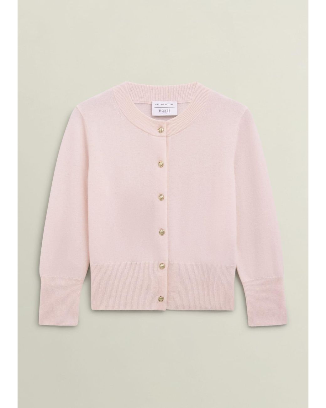 Hobbs Natural Tresco Wool Cashmere Cardigan