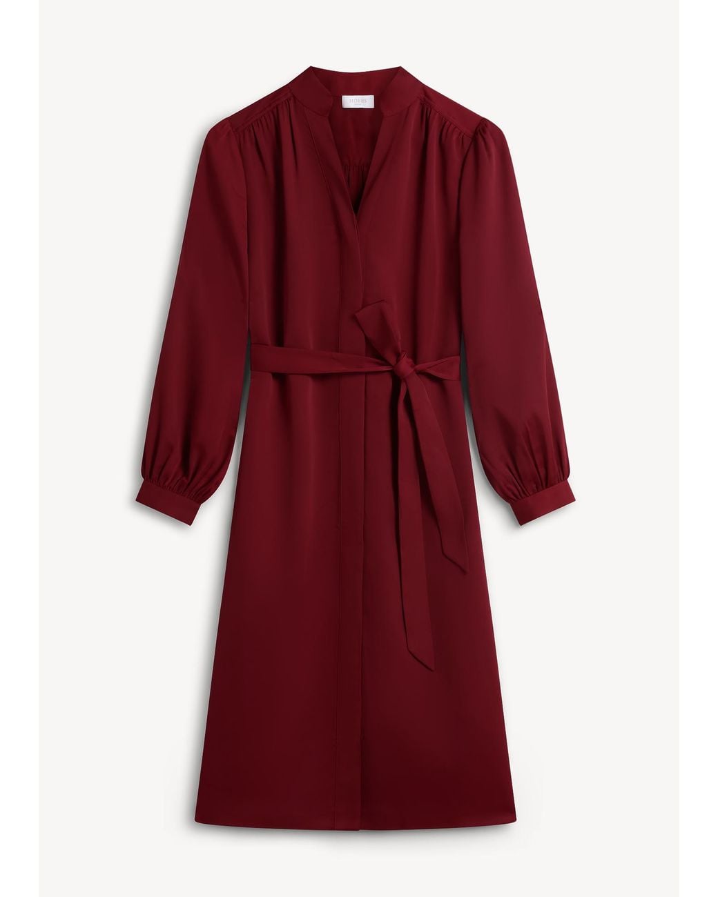 Hobbs Red Nola Dress