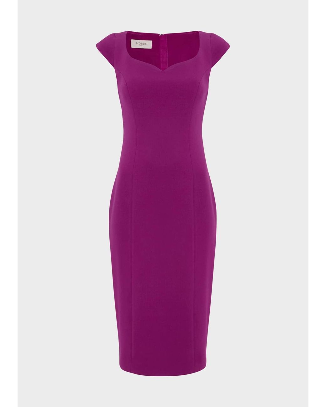 Hobbs Purple Lillia Shift Dress