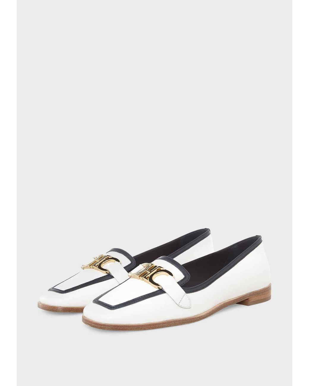 Hobbs White Sia Loafer