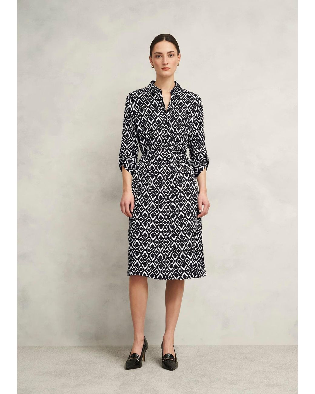 Hobbs White Cali Dress