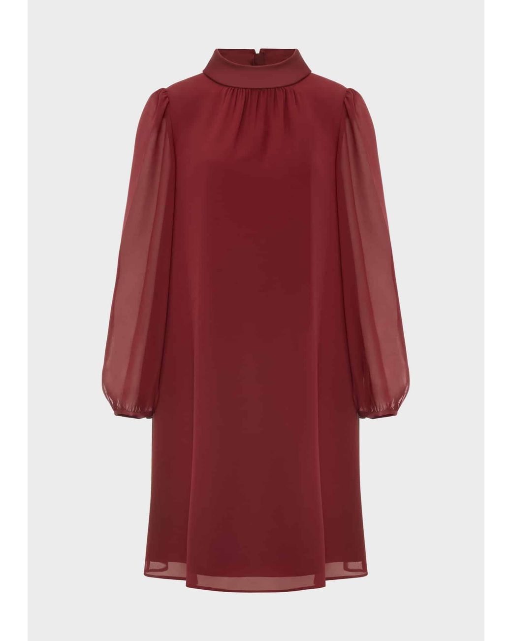 Hobbs Red Ciara A Line Dress