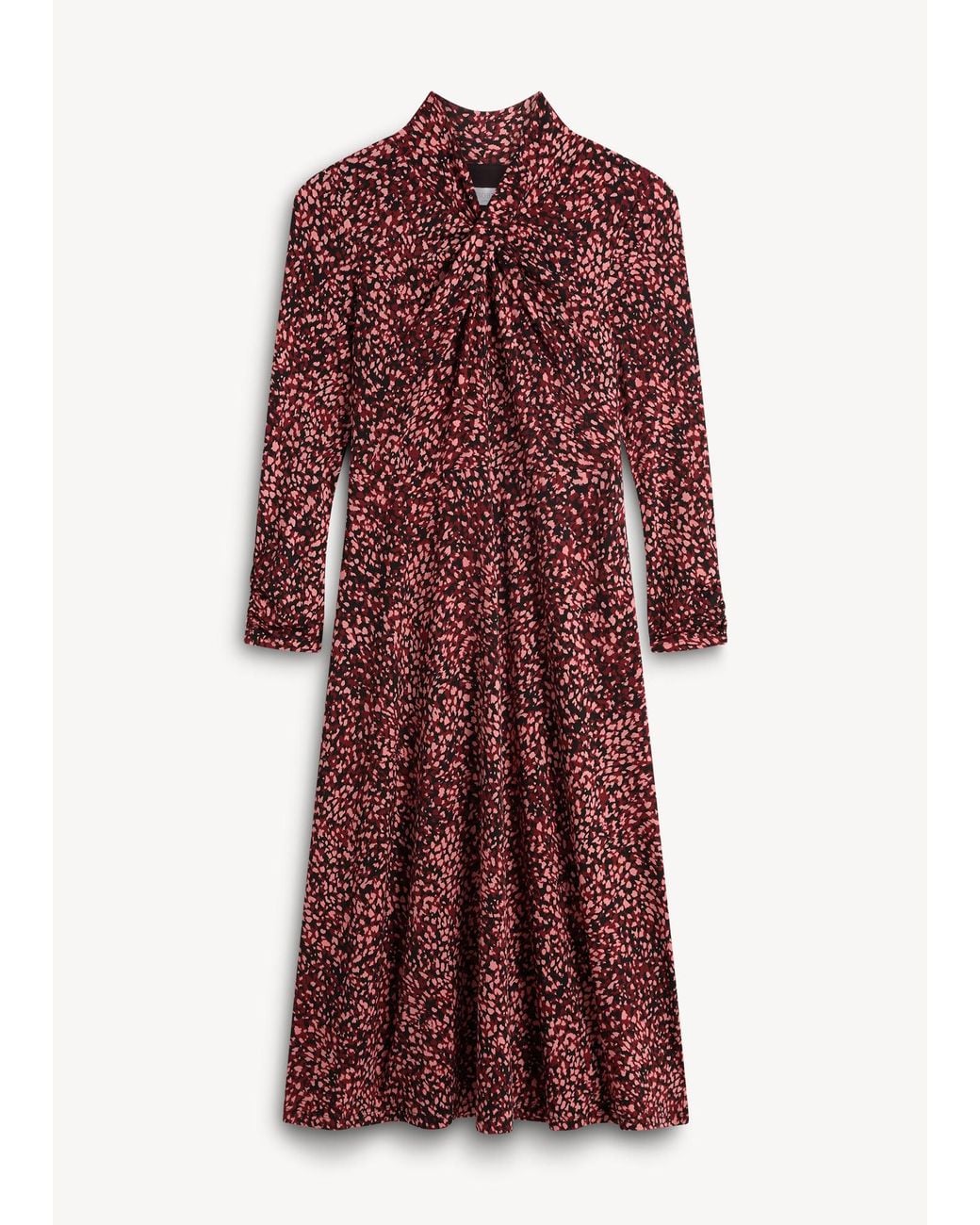 Hobbs Red Petite Aliza Jersey Dress