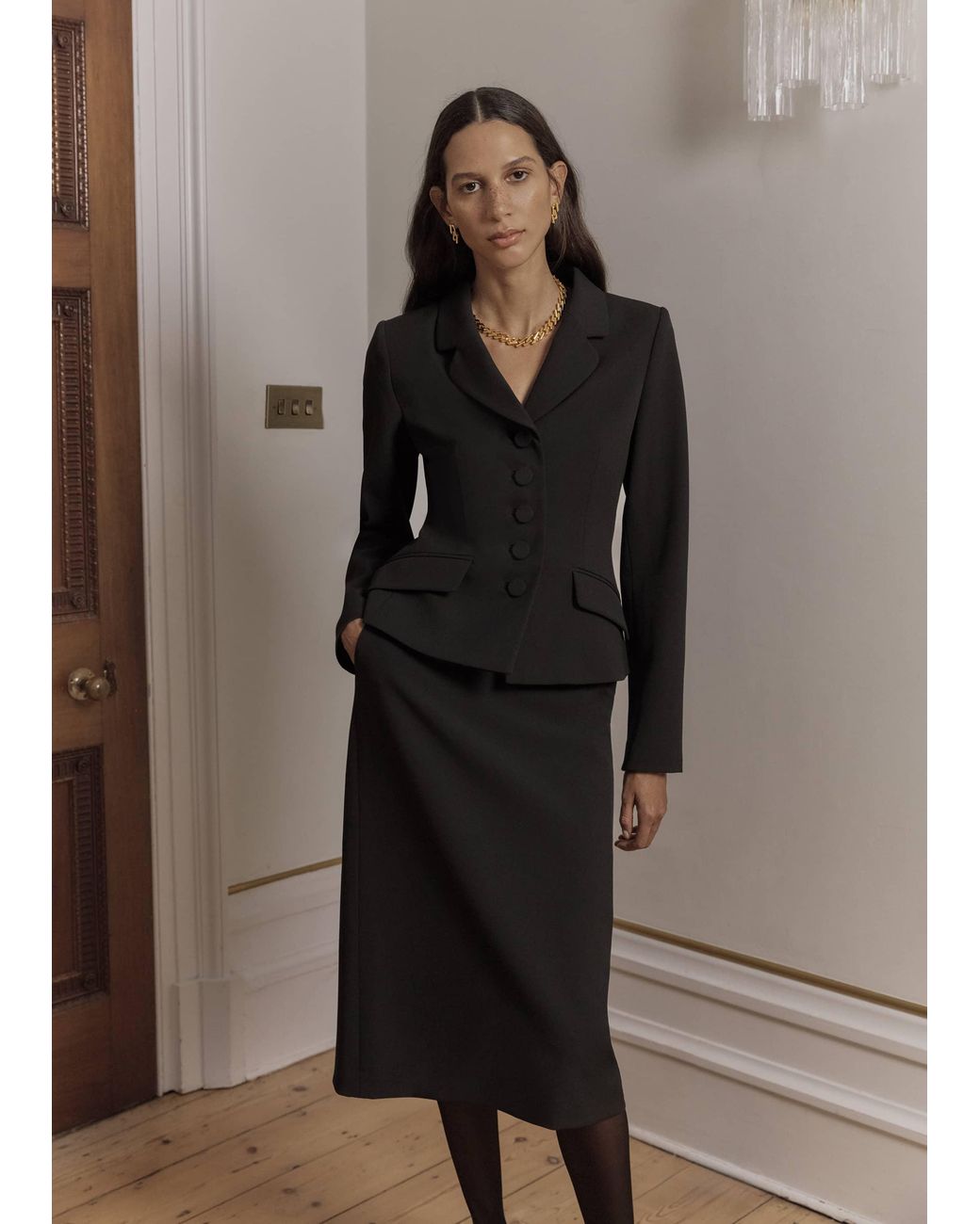 Hobbs Brown Belgrave Skirt