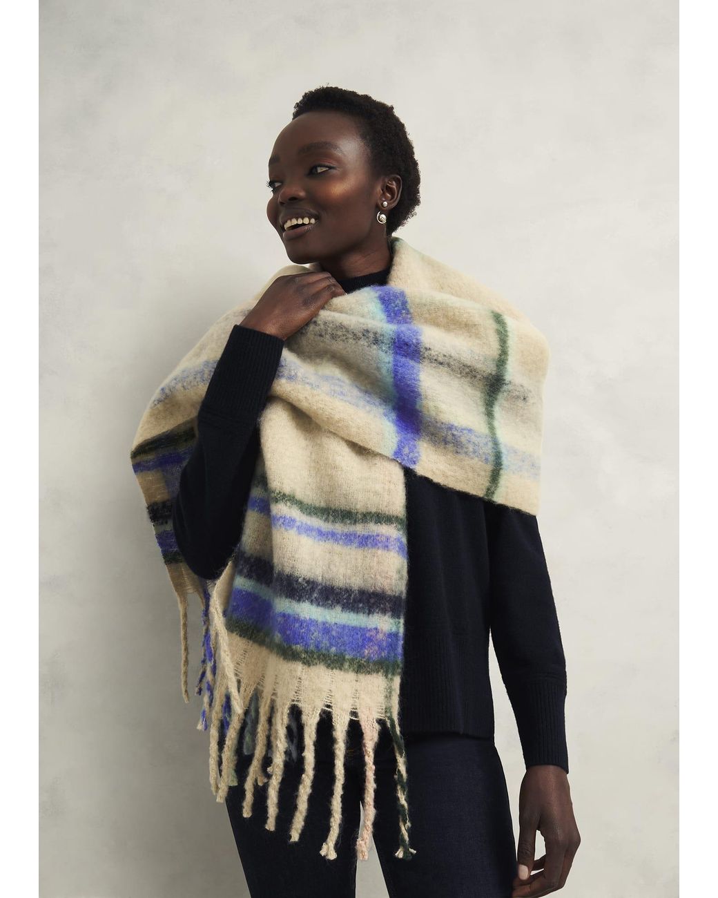 Hobbs Blue Helen Scarf
