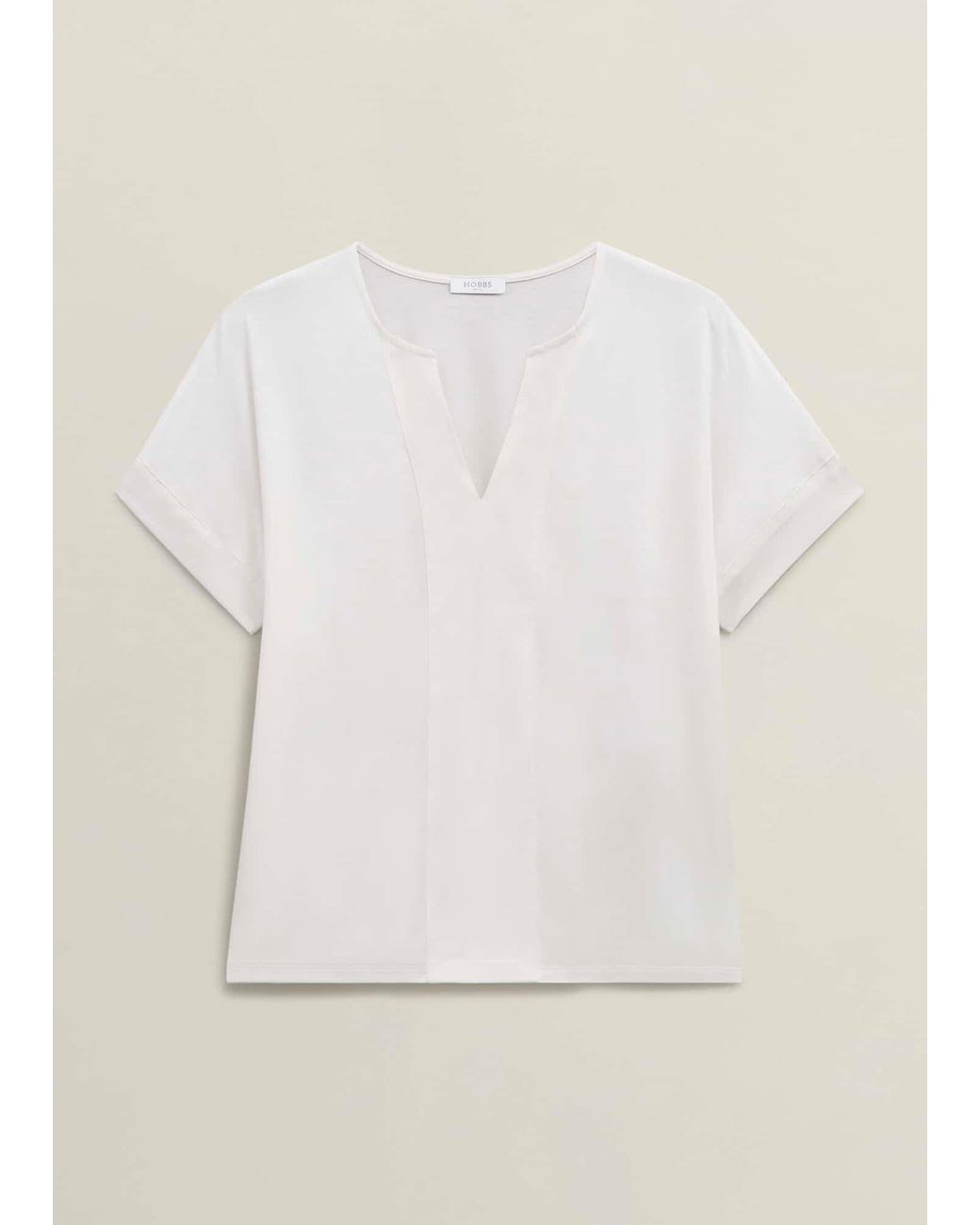 Hobbs White Maddison Top Ivory