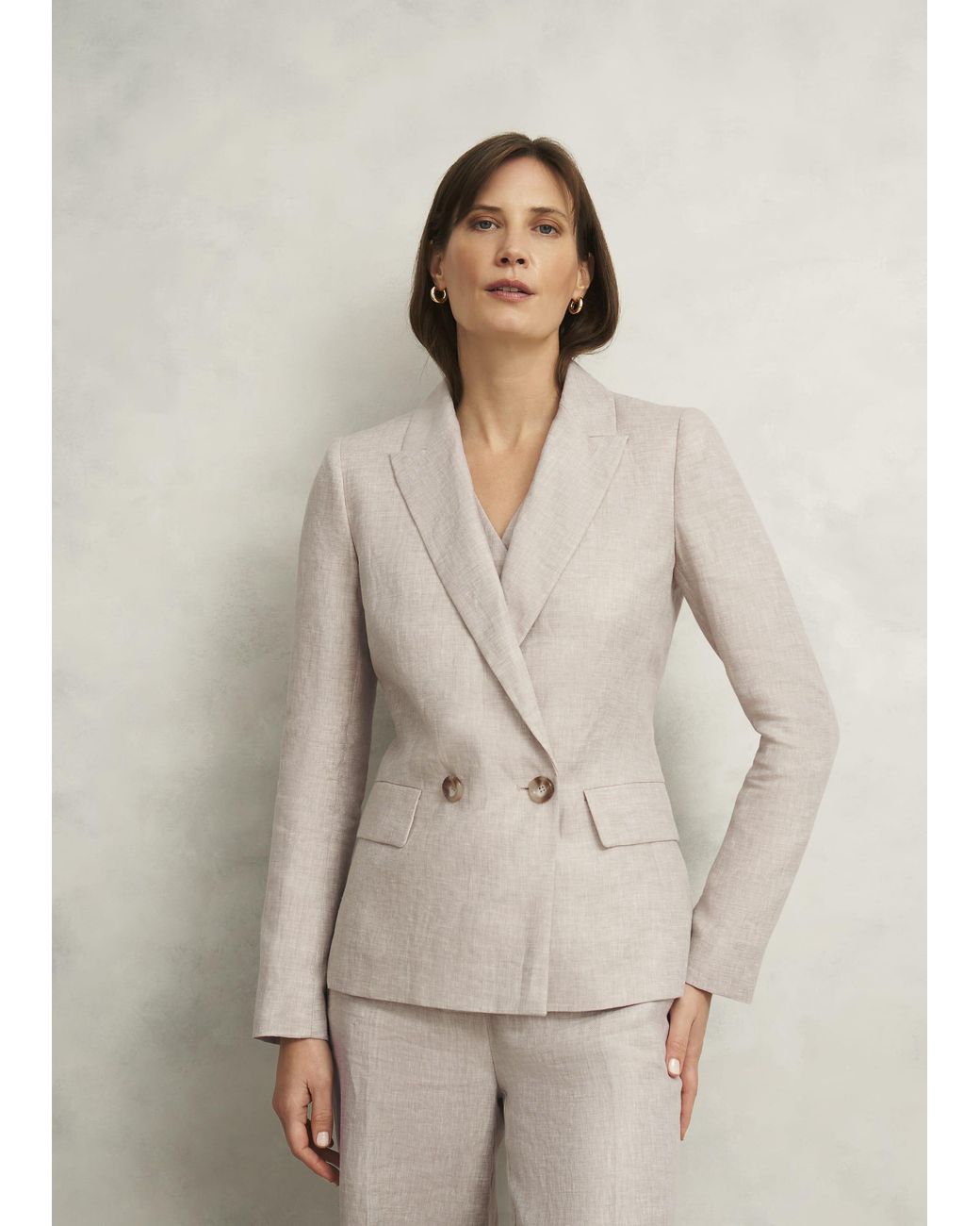 Hobbs Natural Alessia Linen Jacket