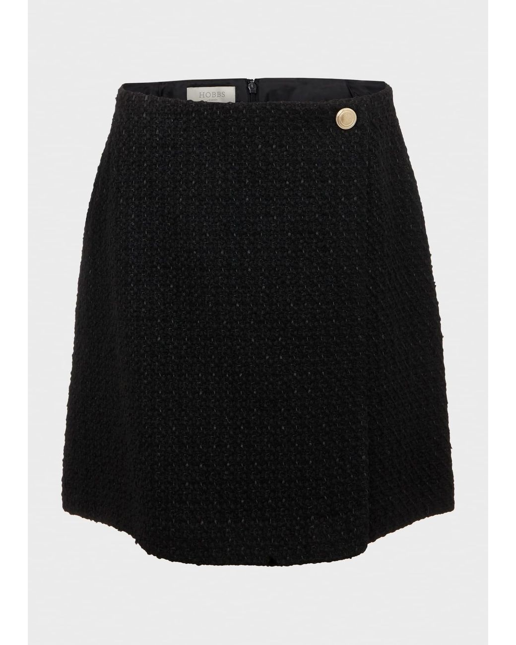Hobbs Blue Emmy Skirt With Wool