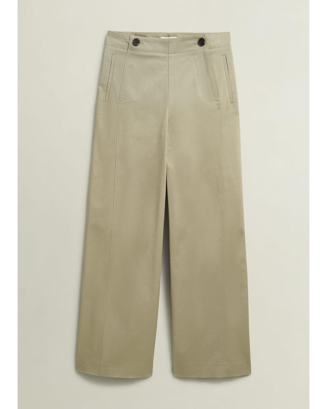 Hobbs Natural Kimmi Crop Trousers