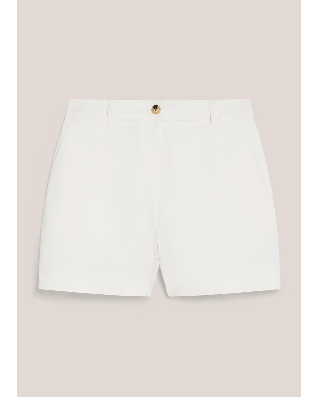 Hobbs Blue Viva Cotton Shorts